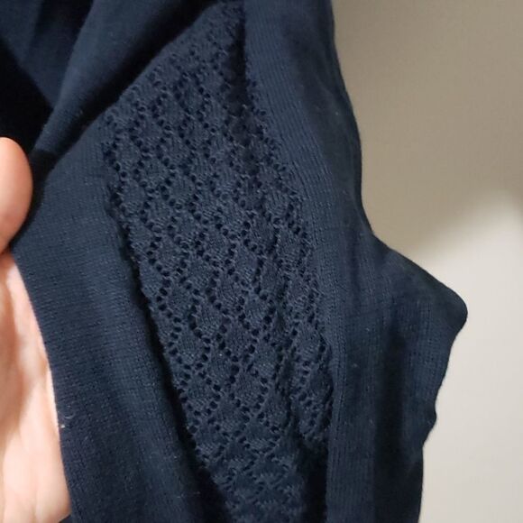 brooks Brothers "Red Fleece" women's Nav Blue Button Down Cardigan Size Medium - Picture 6 of 10